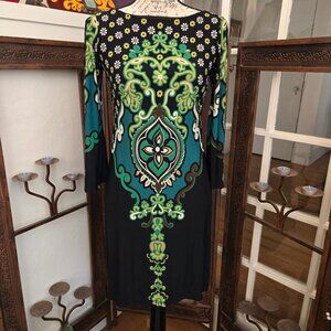 Mercer & Madison Floral Psychedelic Dress, Sz 4
